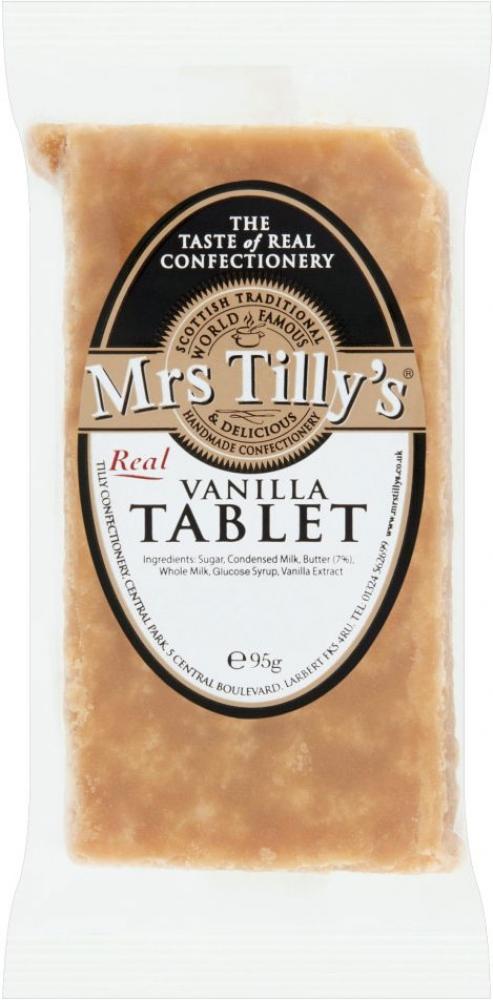 Mrs Tilly's Vanilla Tablet 90g (Feb - Nov 23) RRP 1 CLEARANCE XL 39p or 3 for 99p